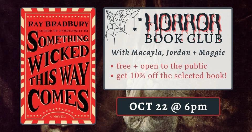 Horror Book Club: "Something Wicked This Way Comes"