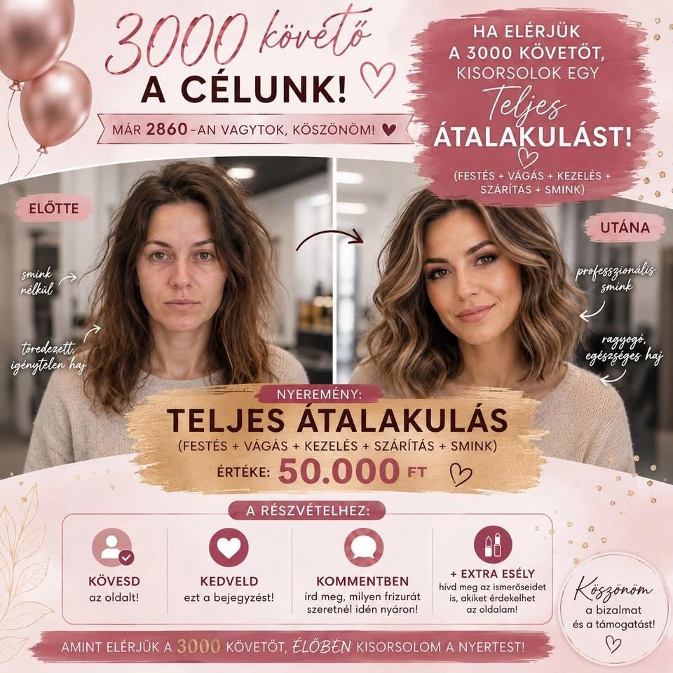 Ajàndèk teljes àtalakulás a MIRAGE-ban Miskolcon