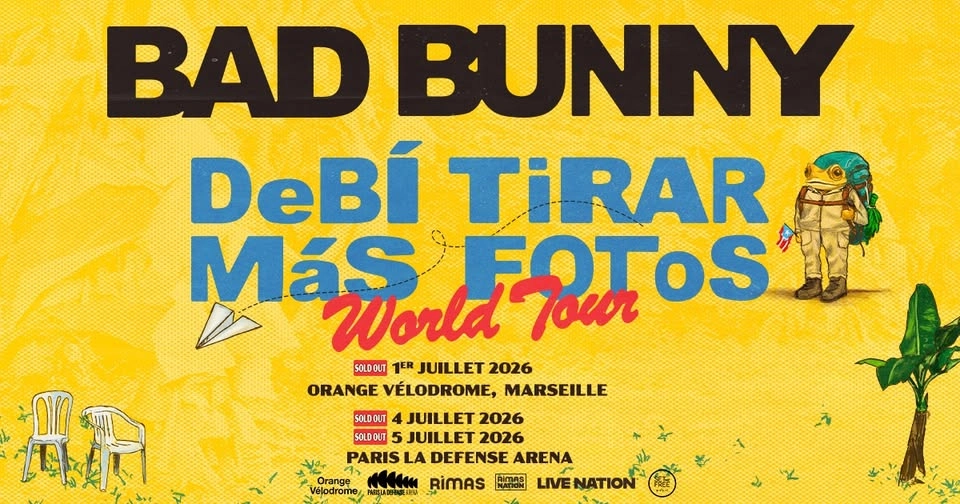 BAD BUNNY | Orange Vélodrome, Marseille - 1er juillet 2026