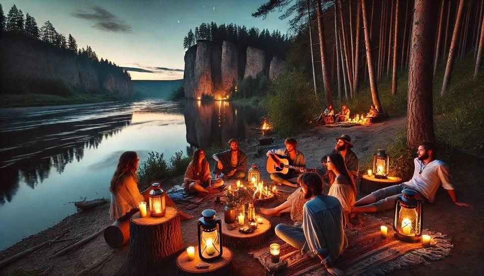 🪕🕯️ veillée sur les rives du Loup 🚶♂️ Rejoignez nous quand vous voulez Attention nouveau spot 👇