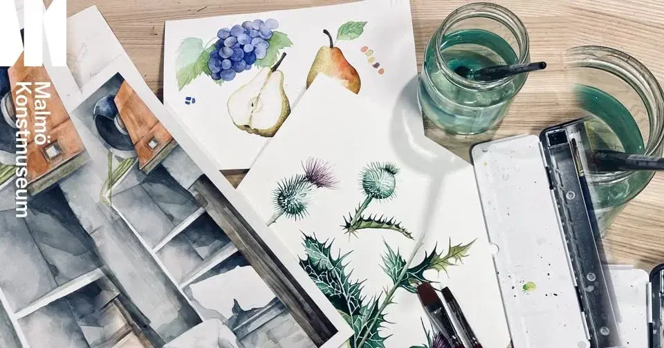Akvarellkurs med konstnären Julia Stenberg. FULLBOKAT!