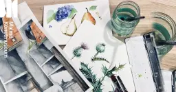 Akvarellkurs med konstnären Julia Stenberg. FULLBOKAT!