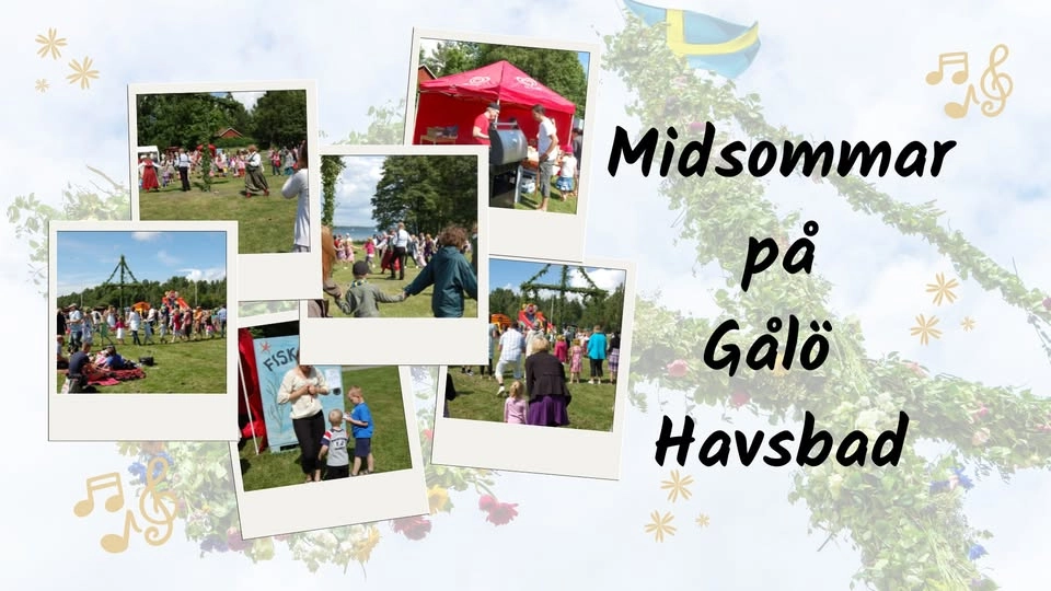 Midsommarfirande på Gålö Havsbad