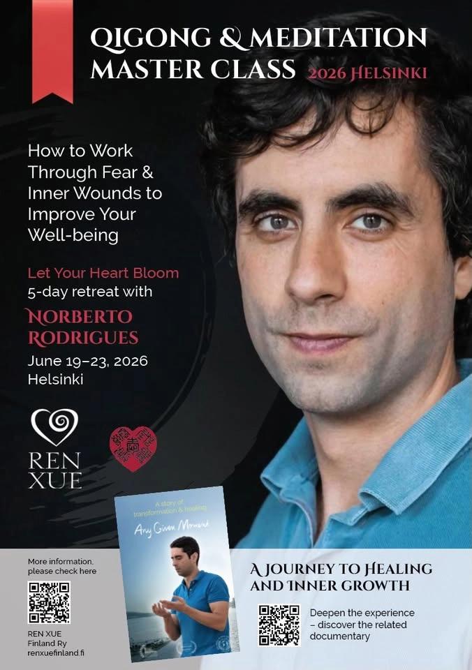 Qigong and Meditation Master Class Helsinki "Touch Your Pure Heart Retreat with Norberto"