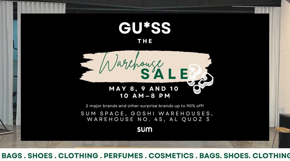 Gu*ss the Warehouse Sale!