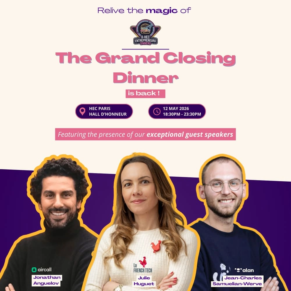 X-HEC Entrepreneurs - Grand Closing Dinner 2