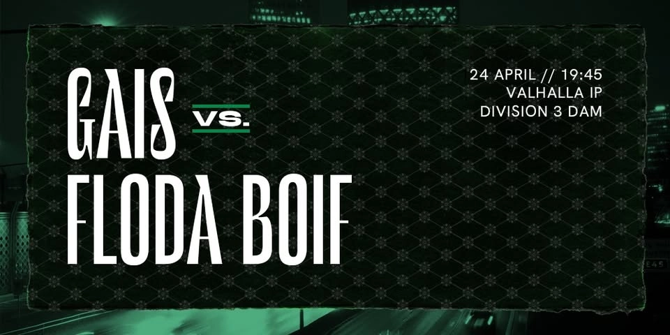 Div 3 Dam: GAIS - Floda BoIF