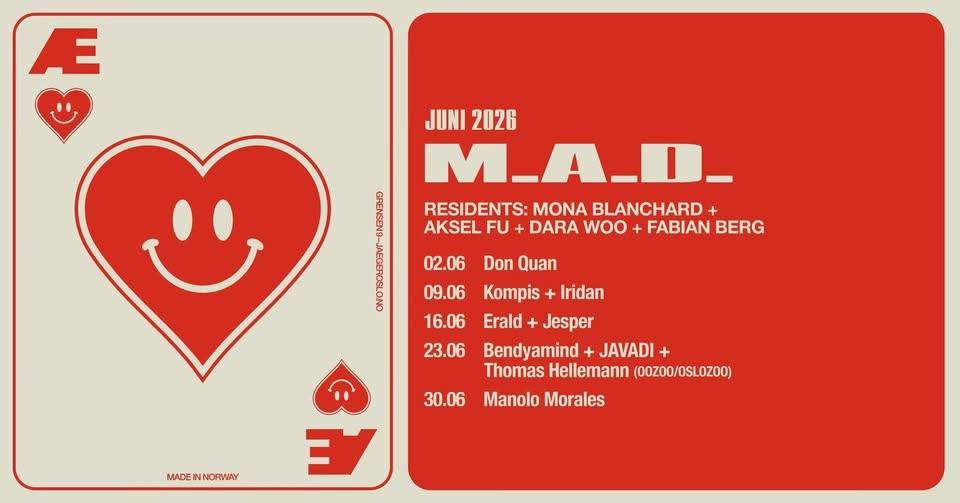 M.A.D: Mona Blanchard + Aksel FU + Dara Woo + Fabian Berg