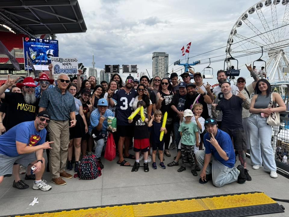 The 4th annual Metal Day at the Argos game and CNE.