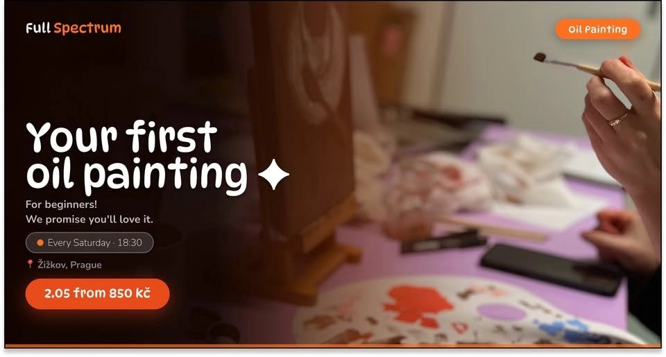 Workshop - Your first oil painting