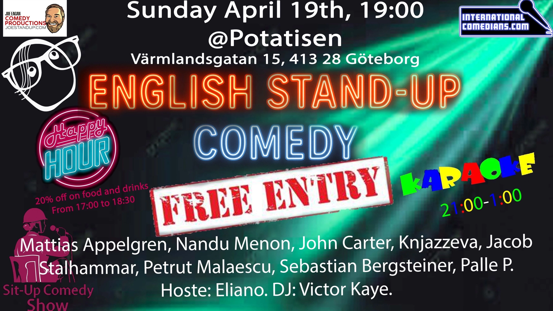 English Stand-up Comedy