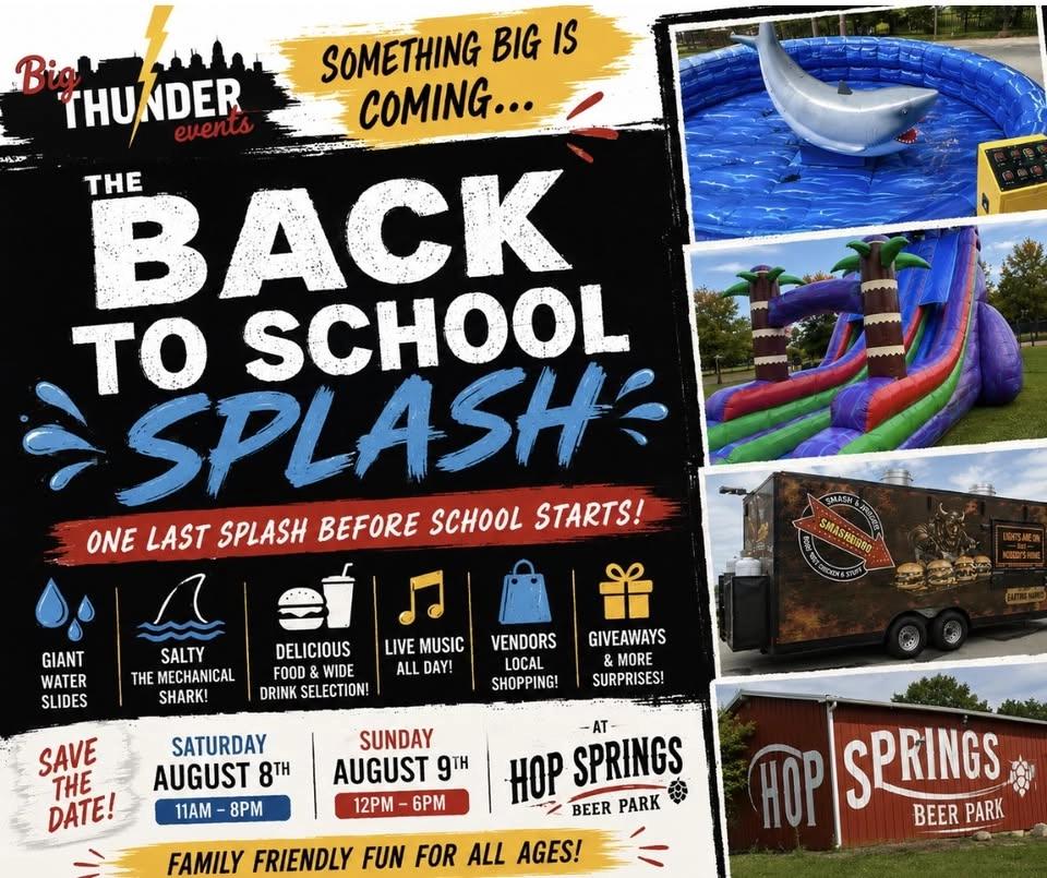 Big Thunder Event’s Back to School Splash!