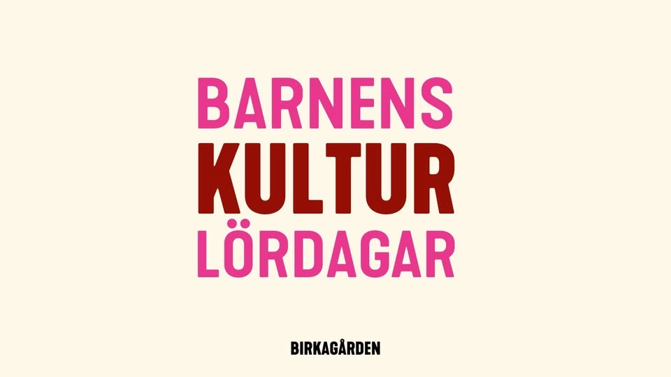 Barnens kulturlördag hösten 2026