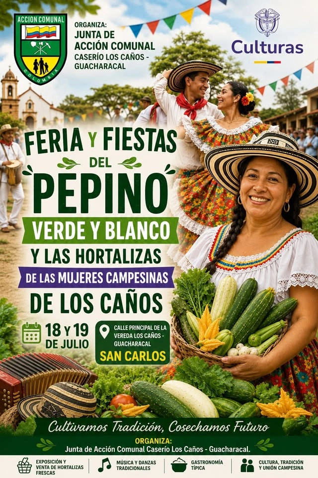 “FERIA Y FIESTAS DEL PEPINO VERDE Y BLANCO Y LAS HORTALIZAS DE LAS MUJERES CAMPESINAS DE LOS CAÑOS”