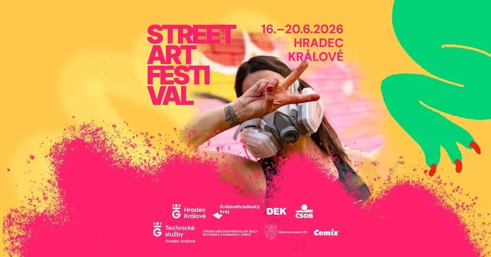 STREET ART FESTIVAL HRADEC KRÁLOVÉ 2026: TADY JSME