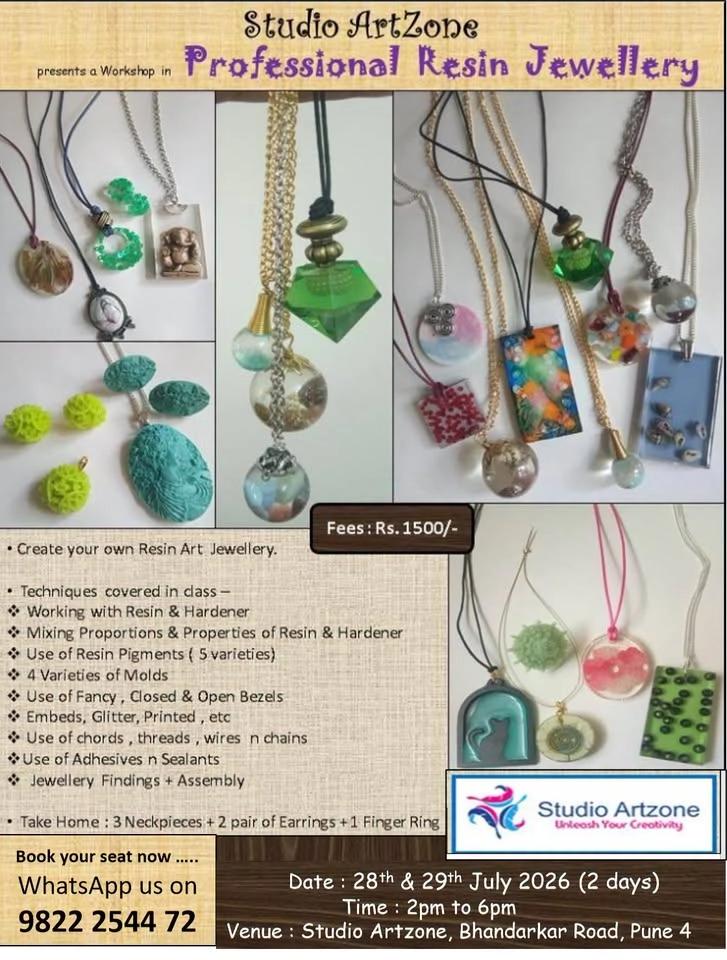 Resin Jewellery Workshop