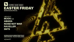 VERKNIPT Easter Friday - Warehouse Special - 3 April