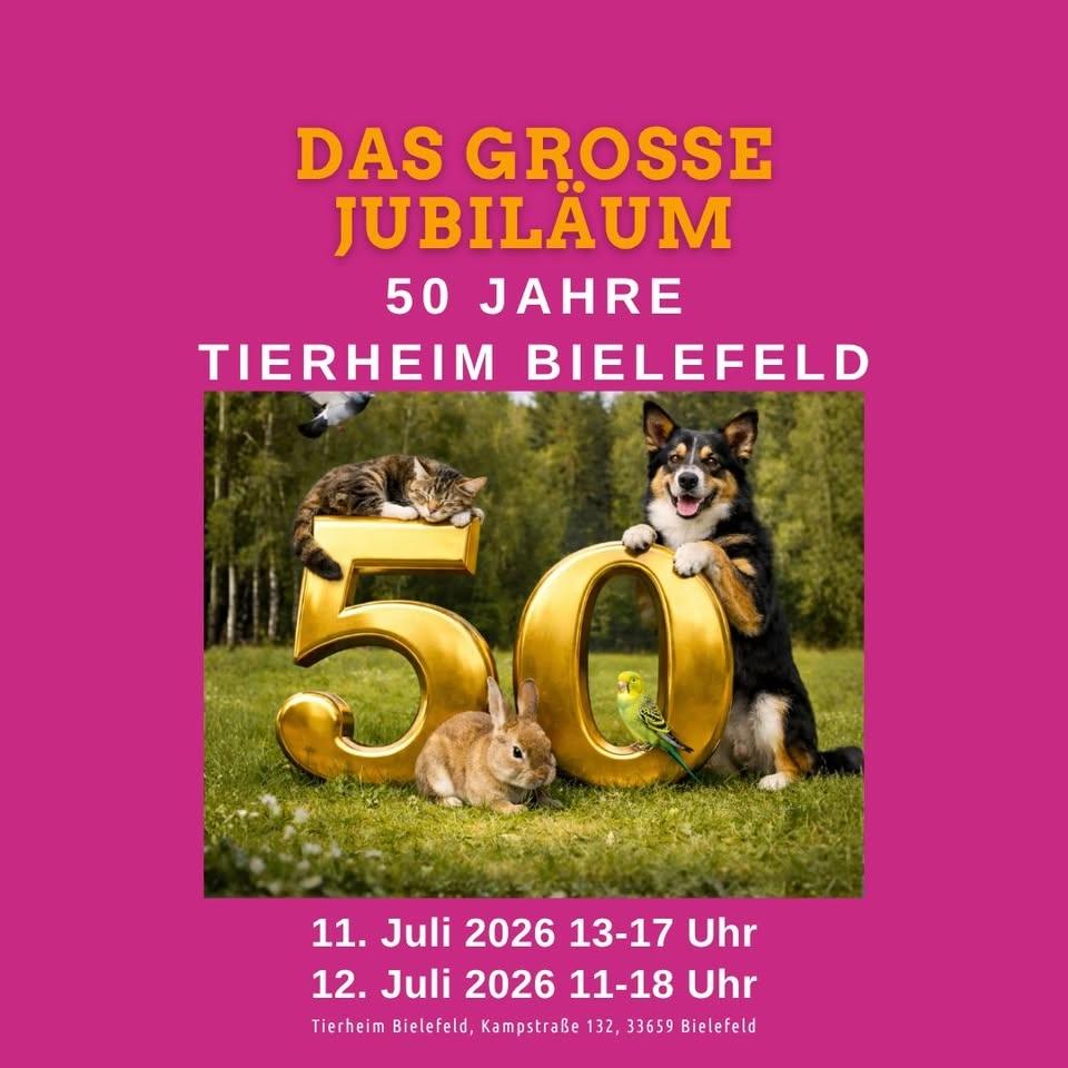 Jubiläumsfest - 50 Jahre Tierheim Bielefeld