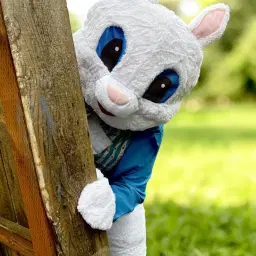 Photos with the Easter bunny 🐰