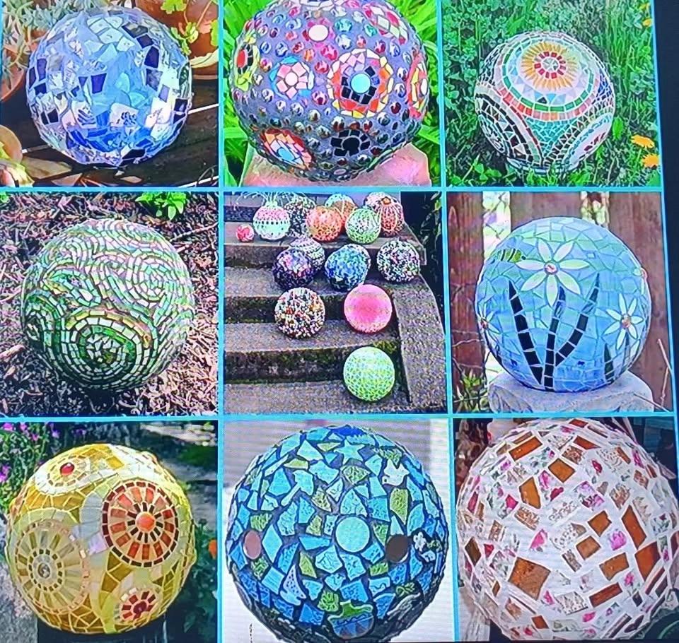 (FULL) Mosaic Class: Gazing Ball (Part 1of 2)