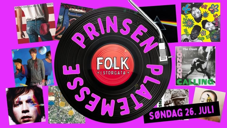 Prinsen platemesse på Folk