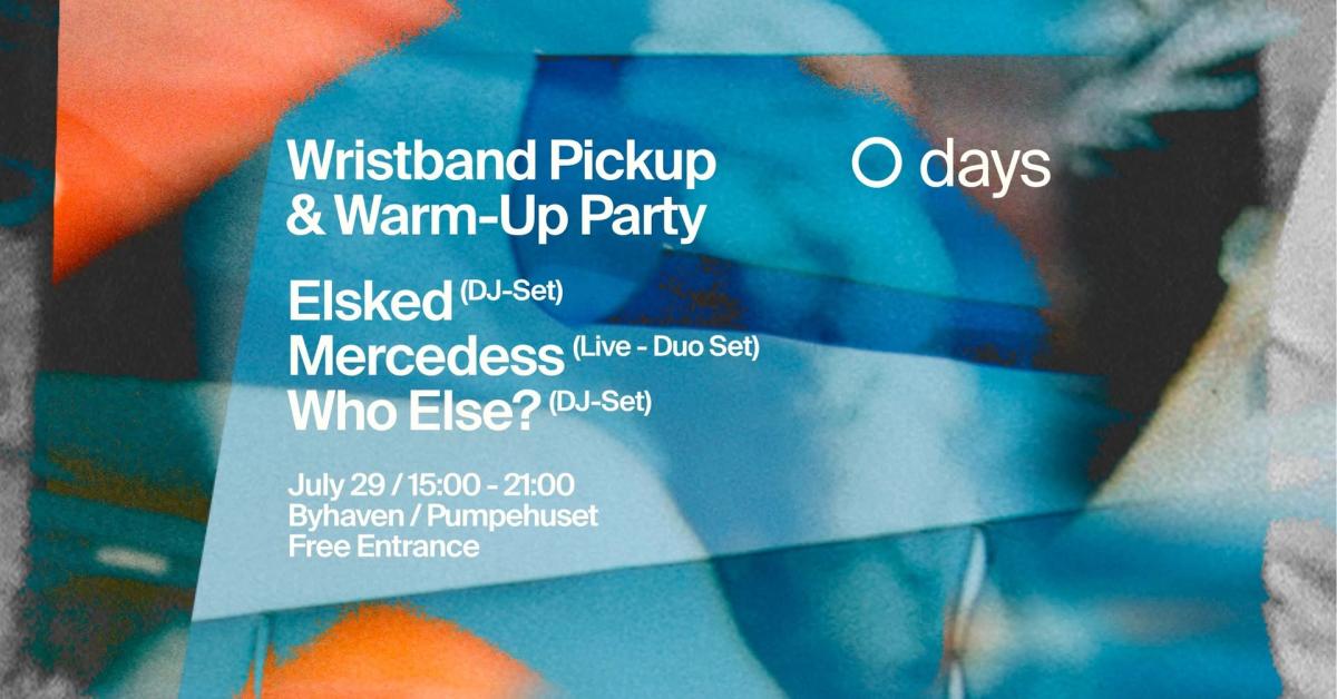 Wristband Pickup & Warm-Up Party