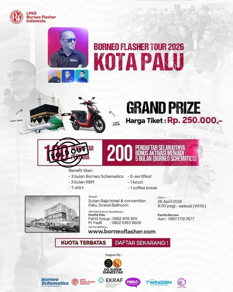 BORNEO FLASHER INDONESIA TOUR 2026