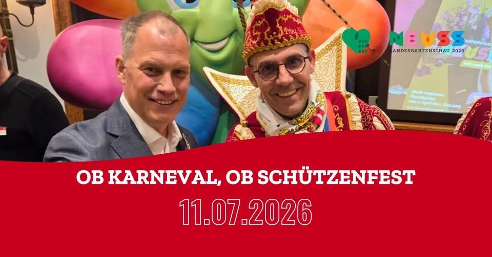Ob Karneval, ob Schützenfest - die Hauptsach‘ is, mer fiere jetzt!