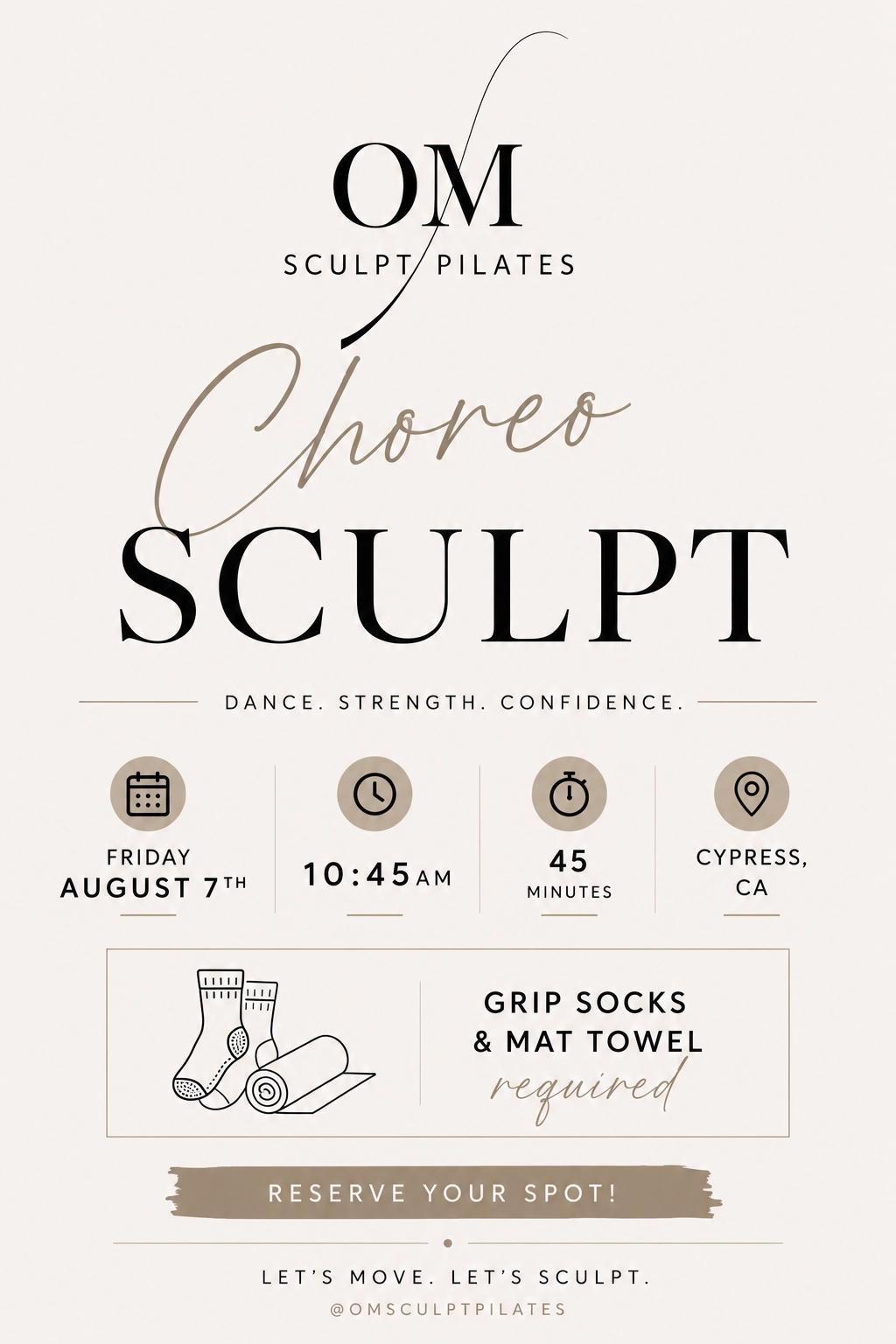 Choreo Sculpt @ OM