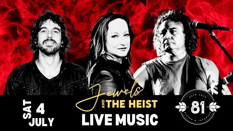 LIVE MUSIC Jewels and the Heist TRIO