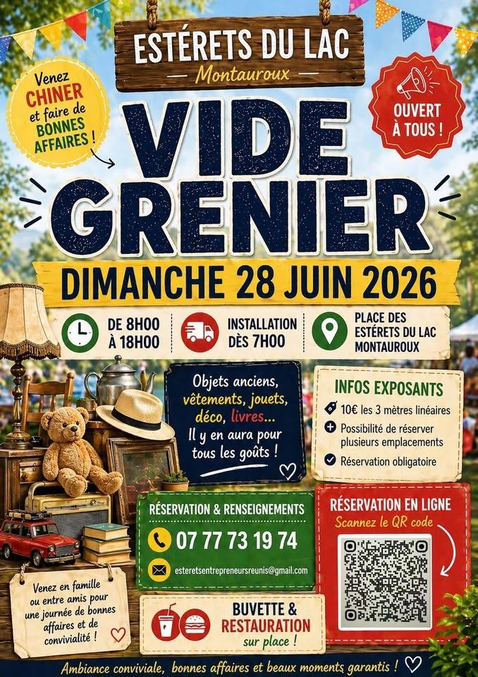 VIDE GRENIER LES ESTERETS DU LAC
