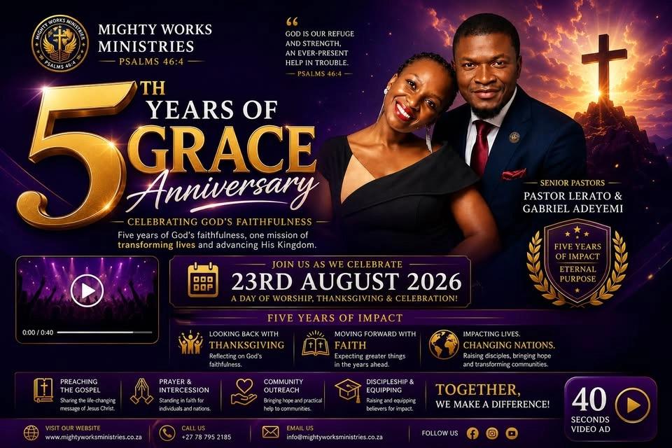 5 Years of Grace Anniversary