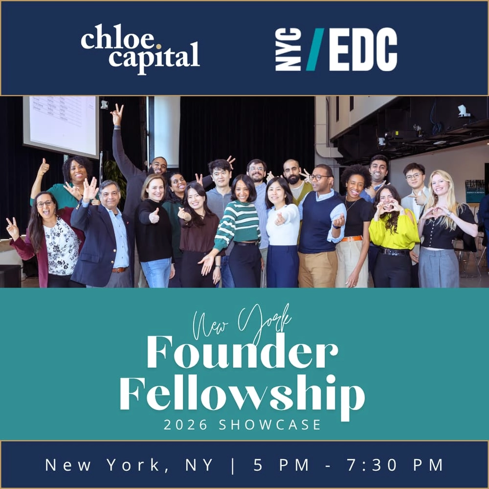 2026 Chloe Capital Founder Fellowship Showcase