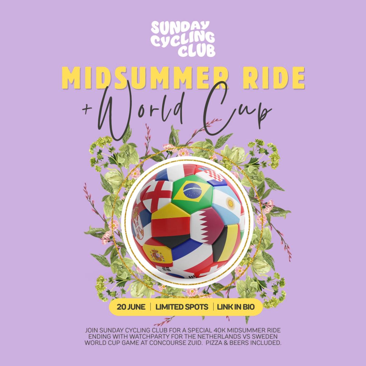 SCC Midsummer Ride & World Cup Watchparty x Concourse