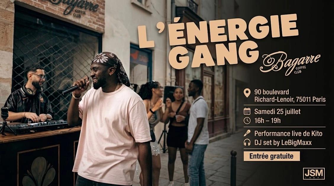L'énergie Gang Au Bagarre Coffee Club