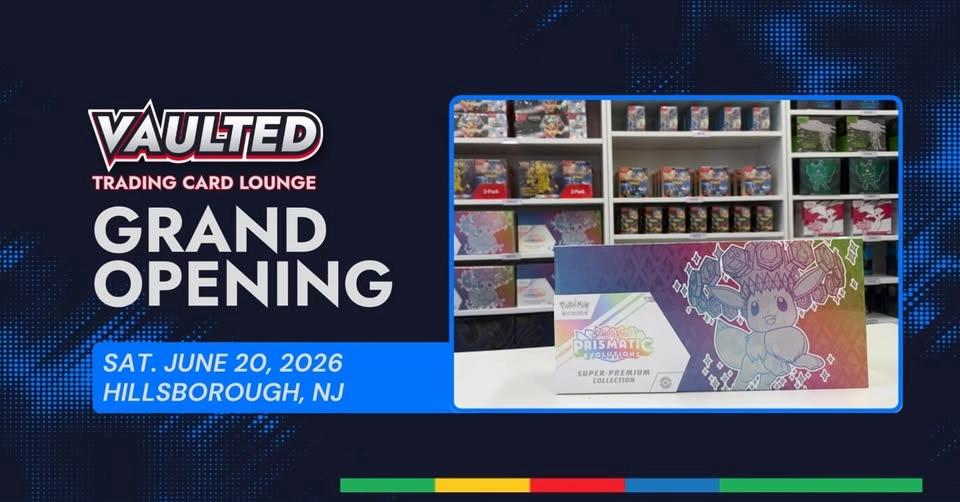 Vaulted Card Club Grand Opening in Hillsborough, NJ