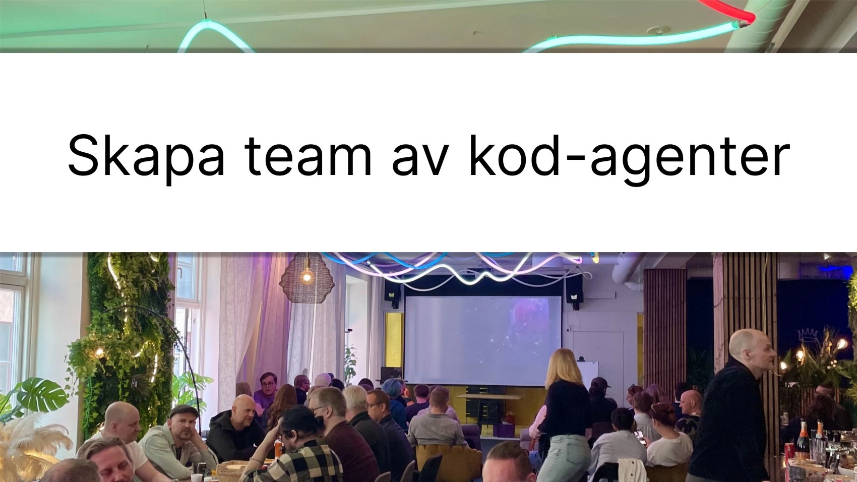 Skapa team av kod-agenter