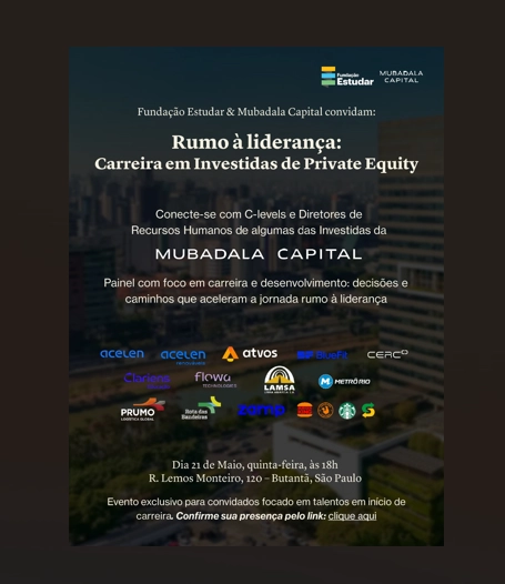 Rumo à liderança: Carreira em Investidas de Private Equity