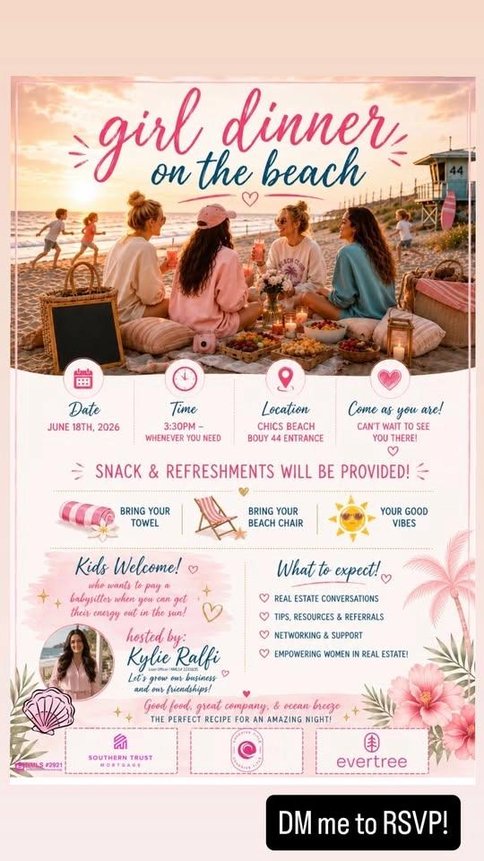 Girl Dinner on the Beach! 🏝️