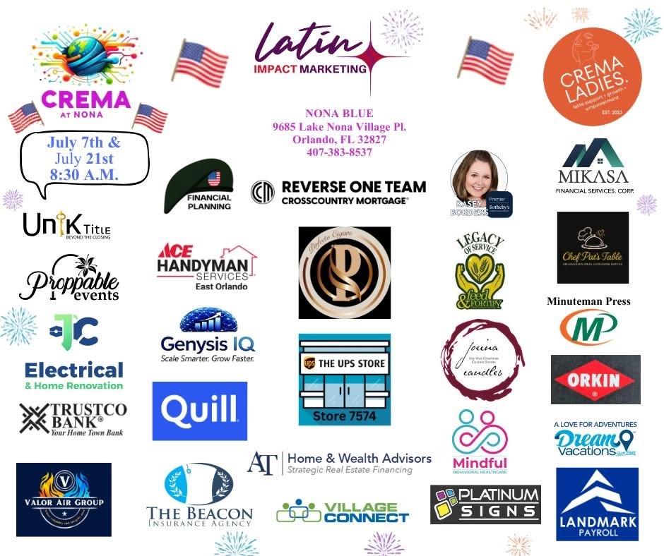 Crema at Nona's Networking Event-Rising to the Top
