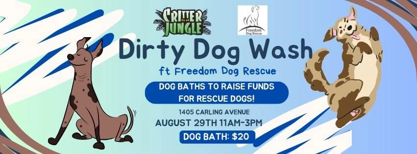 Dirty Dog Wash ft Freedom Dog Rescue