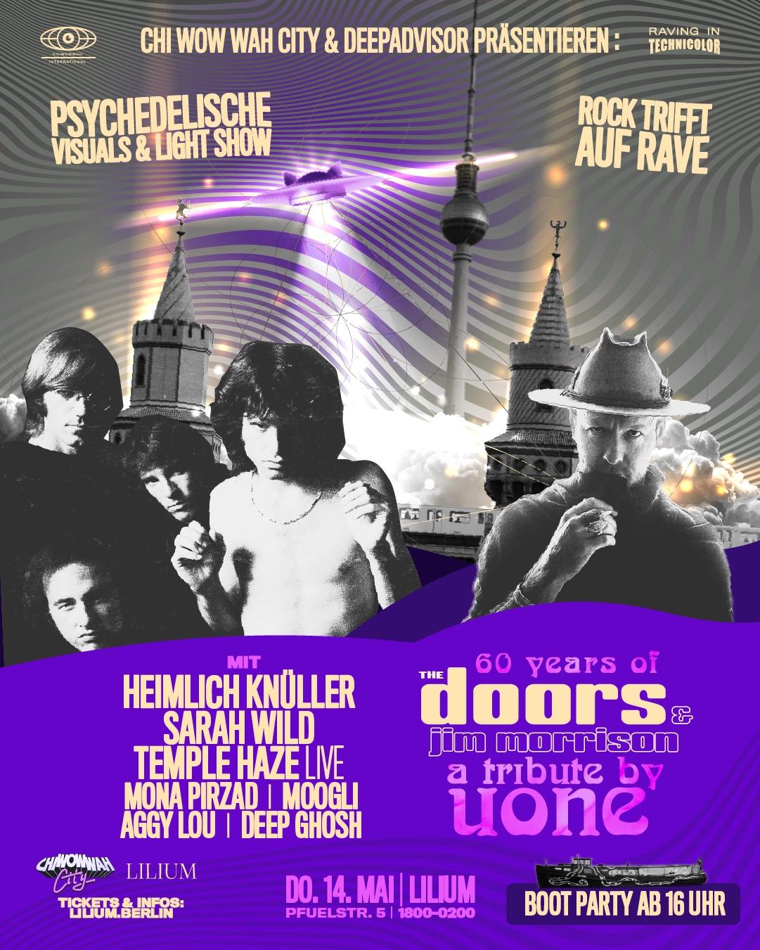 60 Years of the Doors & Jim Morrison: A Deep House Tribute by Uone (BERLIN)
