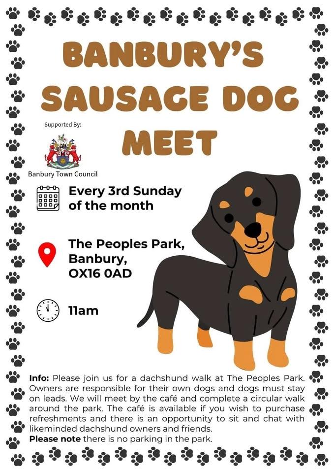 Banburyโs Sausage Dog Meet - 16th August 2026