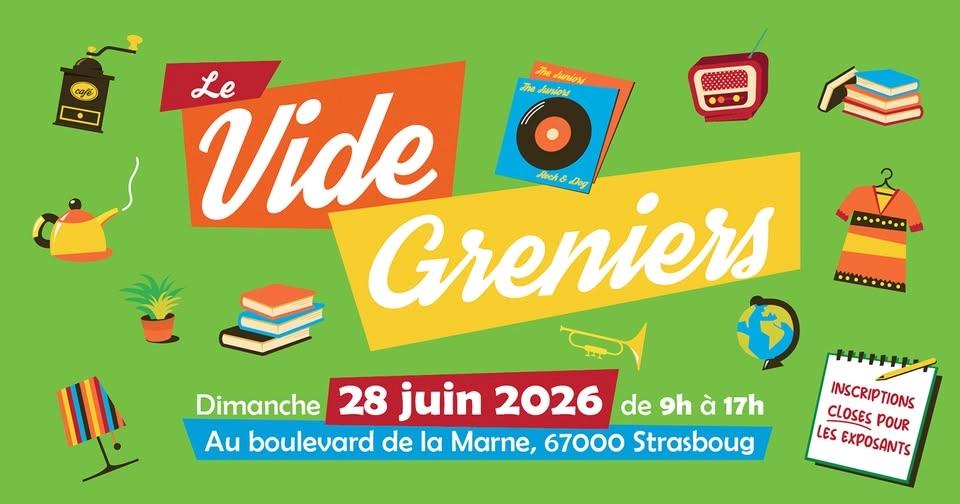 Vide-greniers du boulevard de la Marne