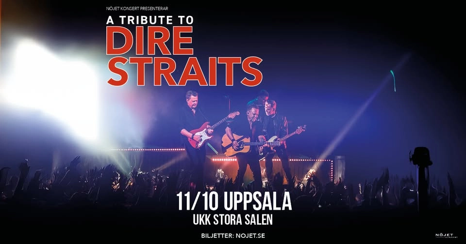 A Tribute to Dire Straits I Uppsala, UKK Stora salen