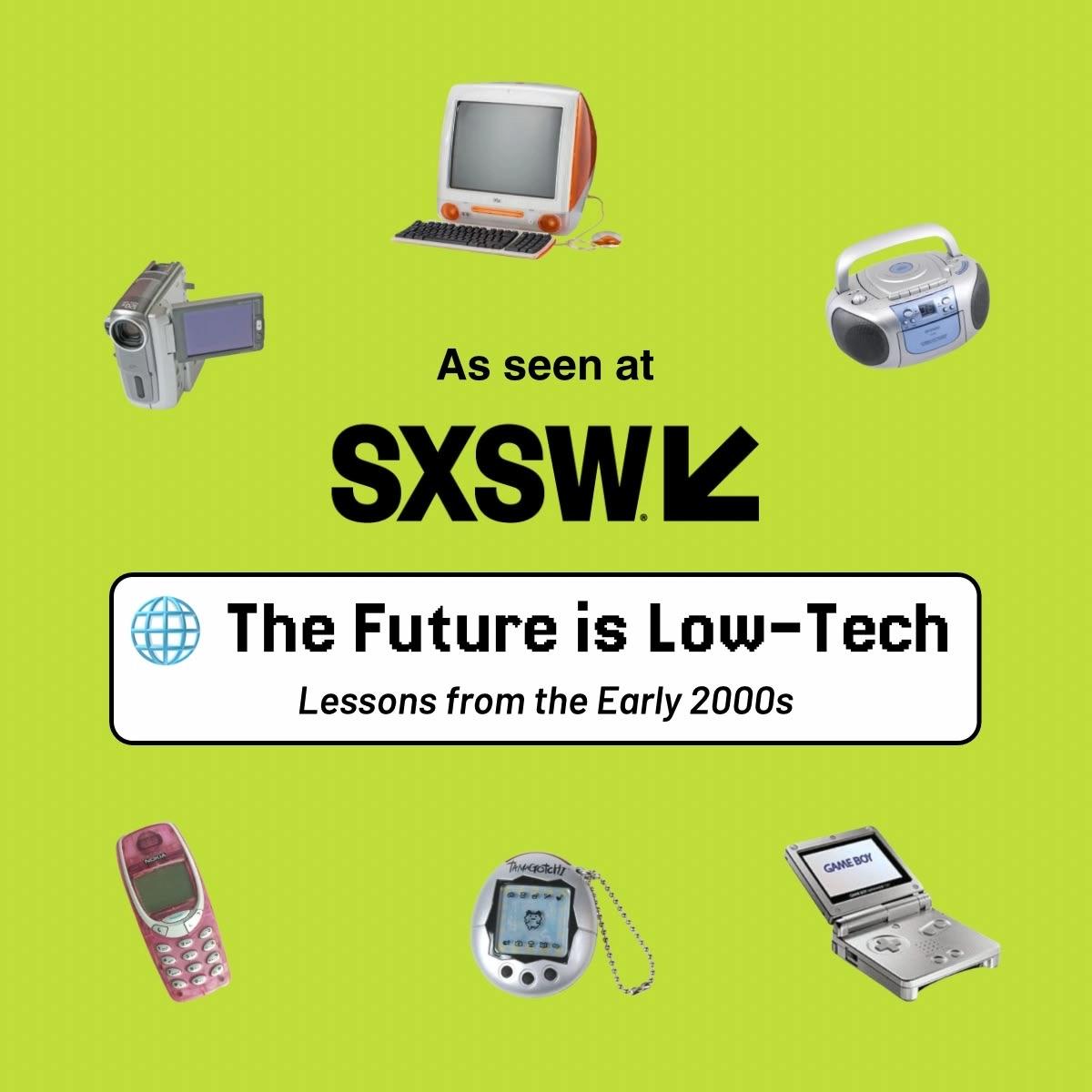 The Future is Low-Tech: An intimate evening of ideas, conversation, and community
