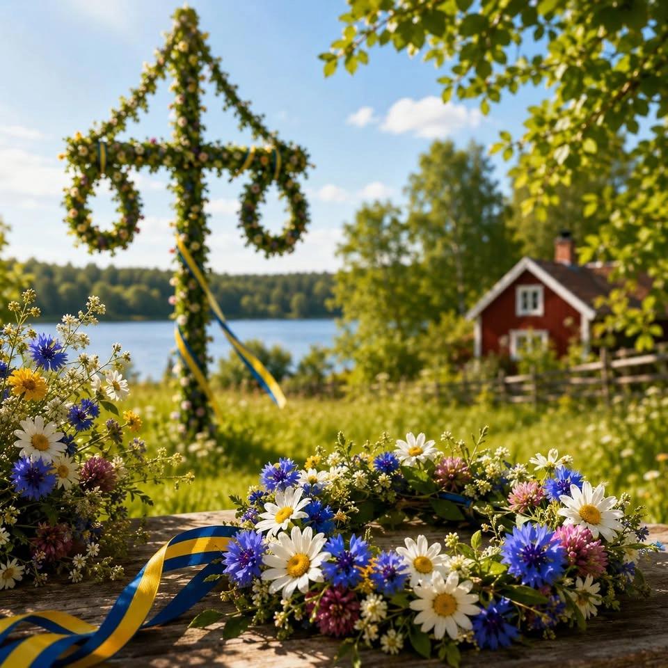 Midsommarfirande på Gammel-Gränome