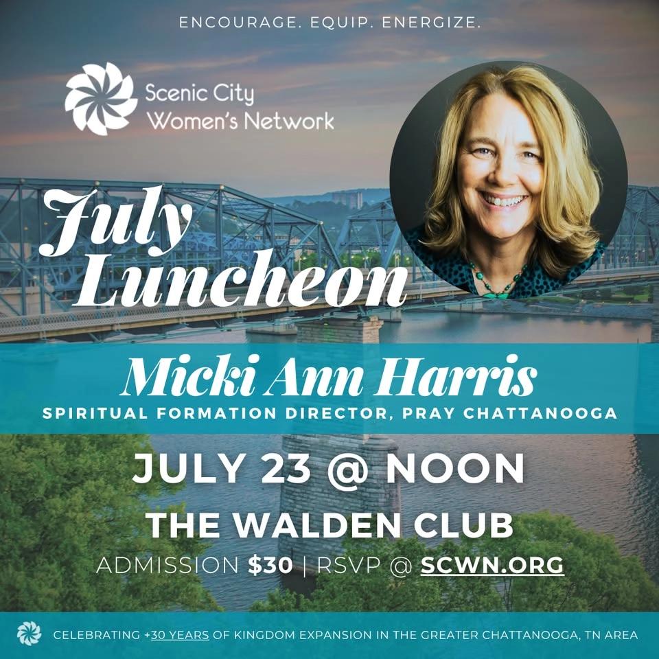 Micki Ann Harris Speaks at SCWN July Marketplace Luncheon