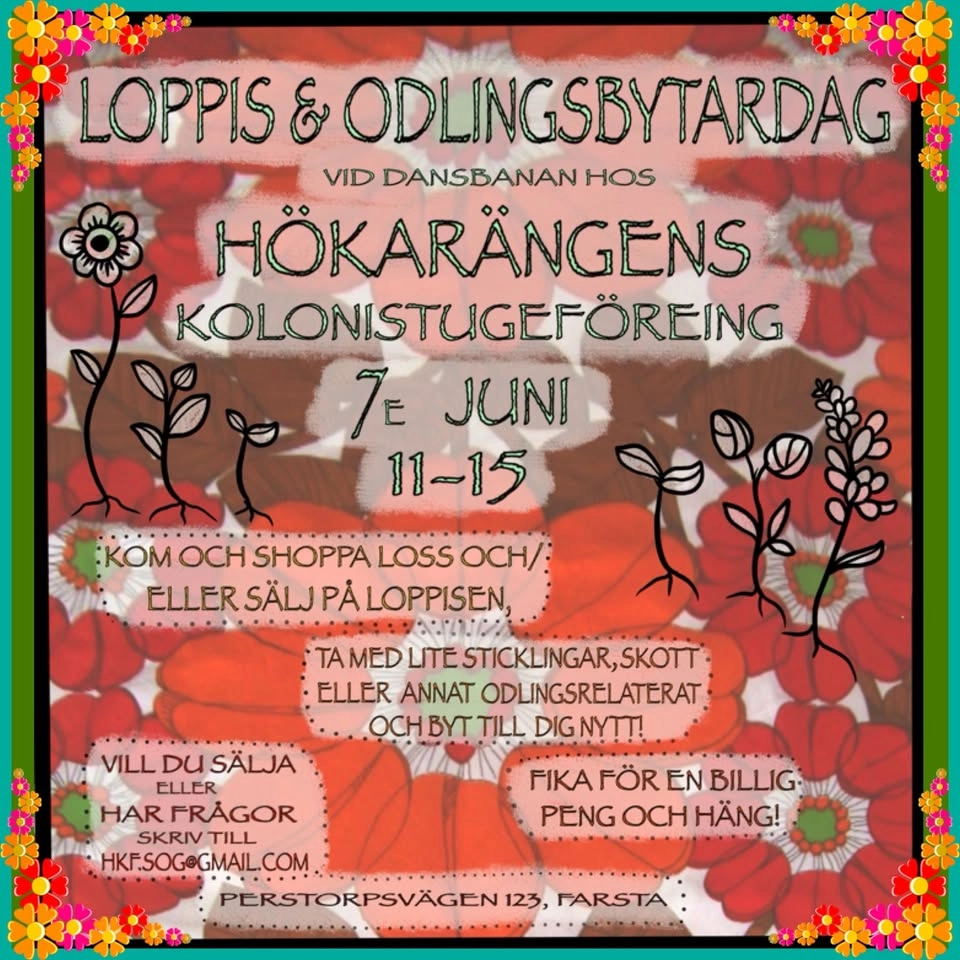 Loppis och odlingsbytardag!!!