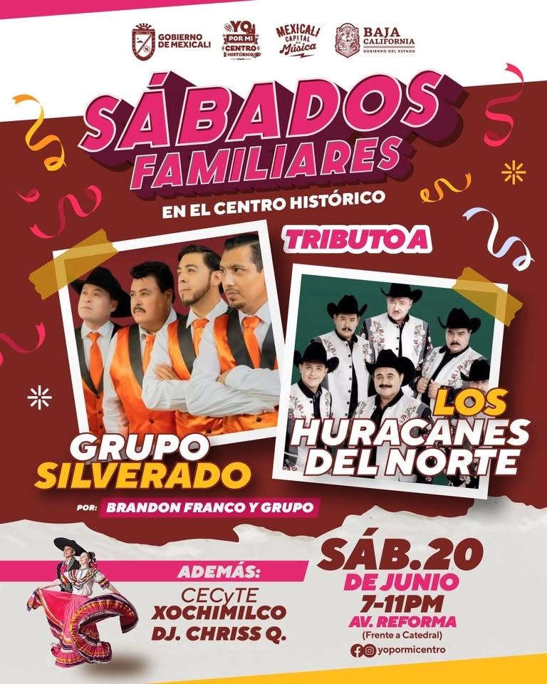 Sábados Familiares: Tributo a Grupo Silverado y Huracanes del Norte